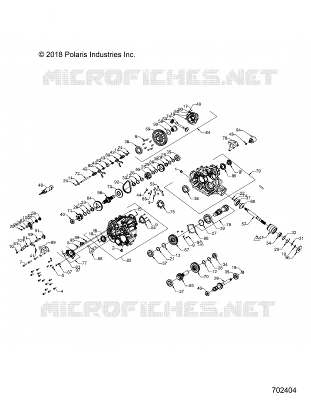 DRIVE TRAIN, PRINCIPALE SCATOLA INGRANAGGI