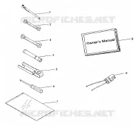 KIT DI STRUMENTI  Magnum 6X6 W97AE42A and Swedish Magnum 6X6 S97AE42E (4940754075E007)