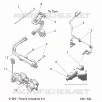 SISTEMA DI ALIMENTAZIONE CARBURANTE, RAIL, LINES AND THROTTLE BODY