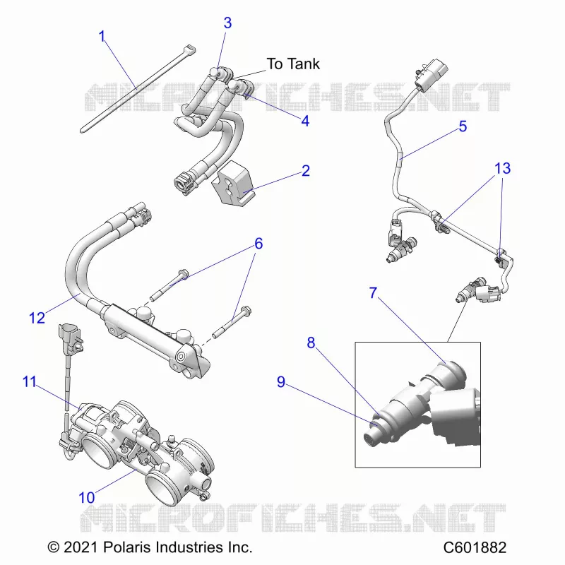 SISTEMA DI ALIMENTAZIONE CARBURANTE, RAIL, LINES AND THROTTLE BODY