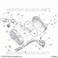 TRASMISSIONE, CLUTCH COVER AND DUCTING