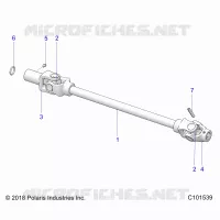 TRASMISSIONE, FRONT PROP SHAFT