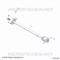 TRASMISSIONE, FRONT PROP SHAFT