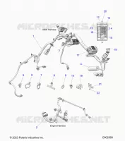 ELETTRICO, WIRE HARNESS,CHASSIS/FUSE BLOCK, ENGINE