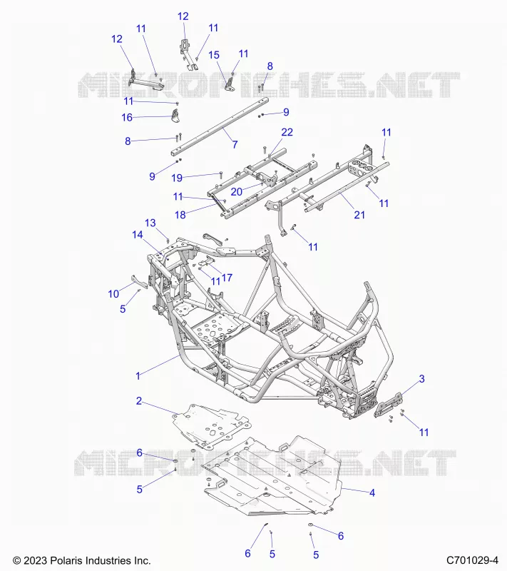 CHASSIS, MAIN FRAME AND SCIARED PLATE