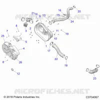 TRASMISSIONE, CLUTCH COVER AND DUCTING