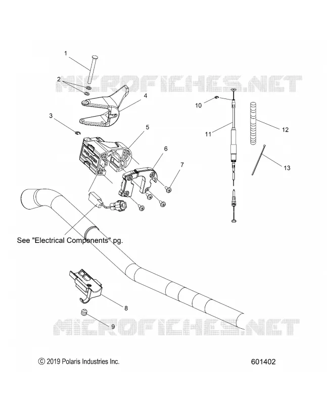 MOTORE, THROTTLE CONTROL ASM.