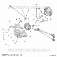 ENGINE, STATOR AND FLYRUOTA