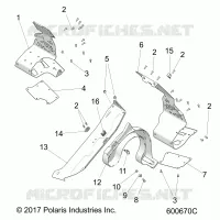 CHASSIS, CLUTCH GUARD AND POGGIAPIEDIS