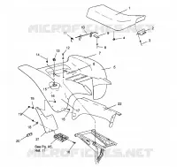 POSTERIORE CABINA DI MONTAGGIO Scrambler W957840 (4927252725A006)