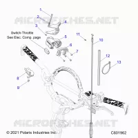 MOTORE, THROTTLE CONTROL ASM.