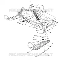 SOSPENSIONI ANTERIORI and SCIARE 500 EFI/0930674 and  500 EFI SKS/0930574 (4922962296011A)
