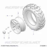 RUOTAS, FRONT TIRE