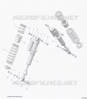 SUSPENSION, AMMORTIZZATORE POSTERIORE