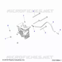 TRASMISSIONE, GEARCASE MOUNTING, REAR