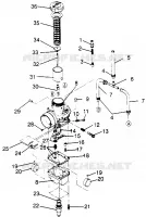 CARBURATORE 600 XCR SP 0965677 AND EUROPEAN 600 XCR SP E965677 (4932063206D005)