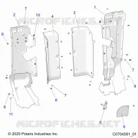CARROZZERIA POSTERIORE CLOSEOFF, SIDE PANELS
