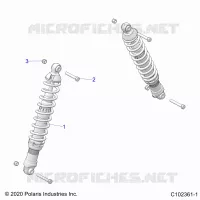 SUSPENSION, SHOCK ANTERIORE