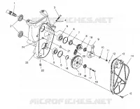 carter della catena 440 XCR 0961660 (4932113211B009)