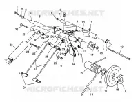 POSTERIORE COPPIA ARM 500 0972764, EUROPEAN 500 E972764 and 500 RMK 0972964 (4938393839C006)