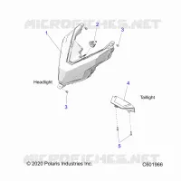 ELETTRICO, HEADLIGHT AND TAILLIGHT
