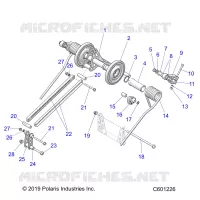 SUSPENSION, POSTERIORE COPPIA ARM