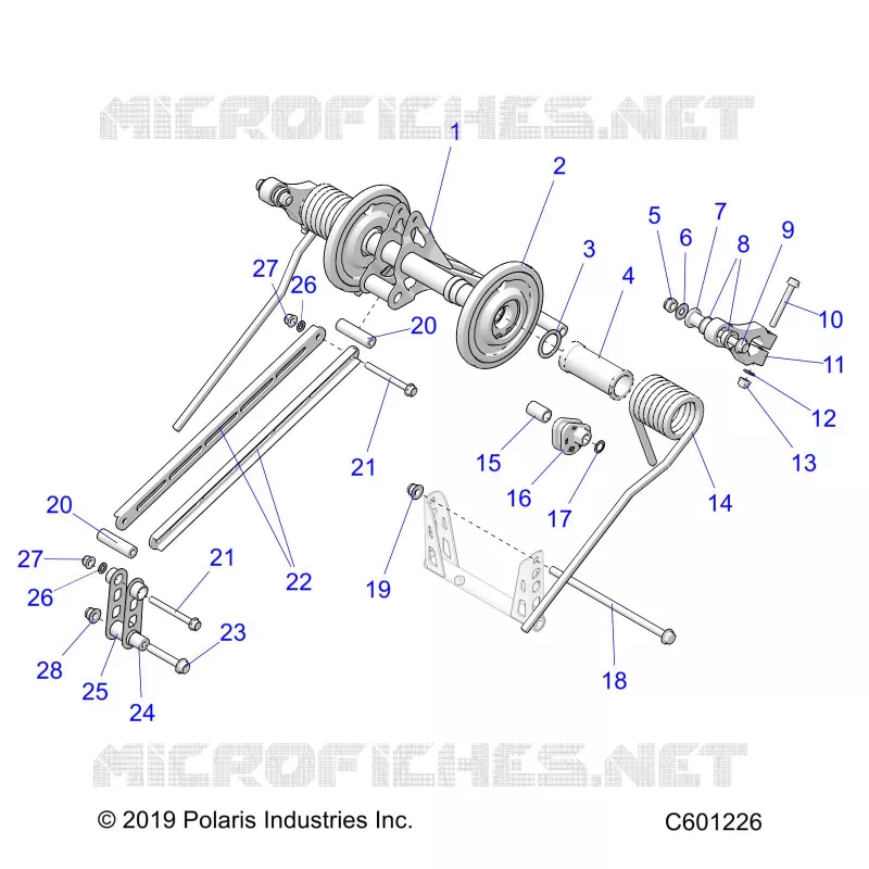 SUSPENSION, POSTERIORE COPPIA ARM