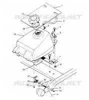 MONTAGGIO SERBATOIO CARBURANTE Trail Blazer W947221 (4926832683A010)