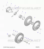 TRASMISSIONE, CLUTCH, SECONDARY