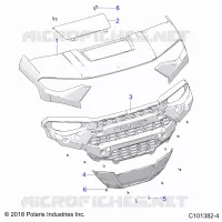 CAPPUCCIO AND FRONT FASCIA