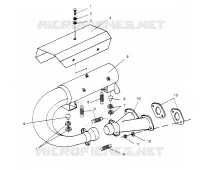 IMPIANTO DI SCARICO LITE 0953433 and LITE DELUXE 0953431 (4928902890C003)