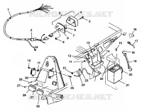 ELETTRICO/FANALE POSTERIORE XPRESS 300 W98CA28C (4945364536C005)