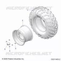 RUOTAS, REAR TIRE