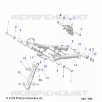 SUSPENSION, ANTERIORE COPPIA ARM