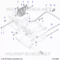 TRASMISSIONE, MAIN GEARCASE MOUNTING