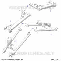 SOSPENSIONE POSTERIORE CONTROL ARMS