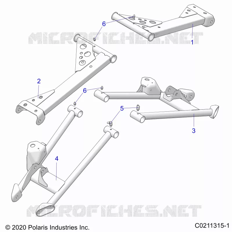 SOSPENSIONE POSTERIORE CONTROL ARMS