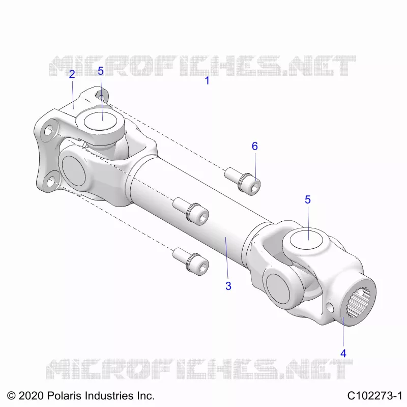 DRIVE TRAIN, PROP POSTERIORE ALBERO