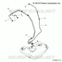 BODY, CARBURANTE LINES, STD. 