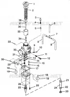 CARBURATORE ULTRA SPX 0975678, ULTRA SPX SE H975678 AND EUROPEAN ULTRA SPX S (4939533953D001)