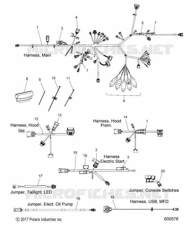 ELETTRICO, WIRE HARNESS