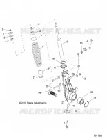 SUSPENSION, ANTERIORE MONTANTE