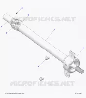 TRASMISSIONE, PROP SHAFT,MID, BEARING