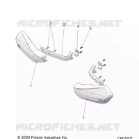 STEERING, HAND GUARDS