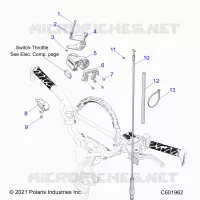 MOTORE, THROTTLE CONTROL ASM.