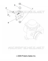 MOTORE, CARBURATORE BRACKET