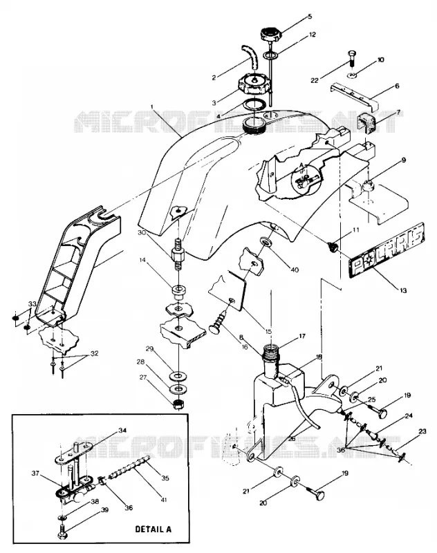 MONTAGGIO SERBATOIO CARBURANTE (4913521352009A)
