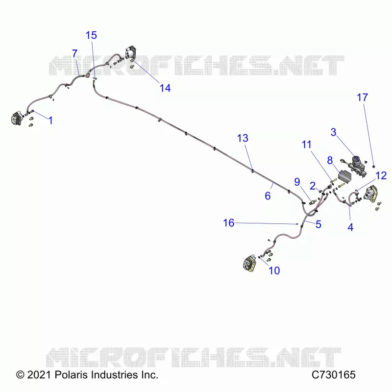 BRAKES, BRAKE LINES AND CILINDRO PRINCIPALE