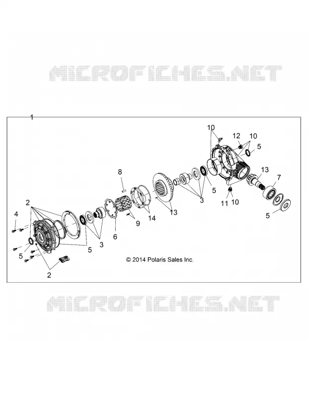 TRASMISSIONE, FRONT GEARCASE