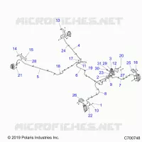 BRAKES, BRAKE LINES AND CILINDRO PRINCIPALE